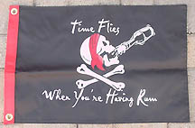 Time Flies when your having rum Flag